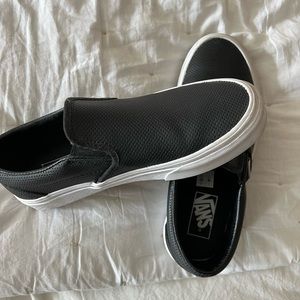 PERF LEATHER SLIP-ON